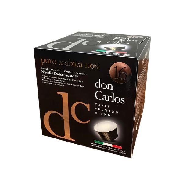 Кофе в капсулах Dolce Gusto Don Carlos Puro Arabica 16 капсул (car90013) Кофе в капсулах Dolce Gusto Don Carlos Puro Arabica 16 капсул (car90013)