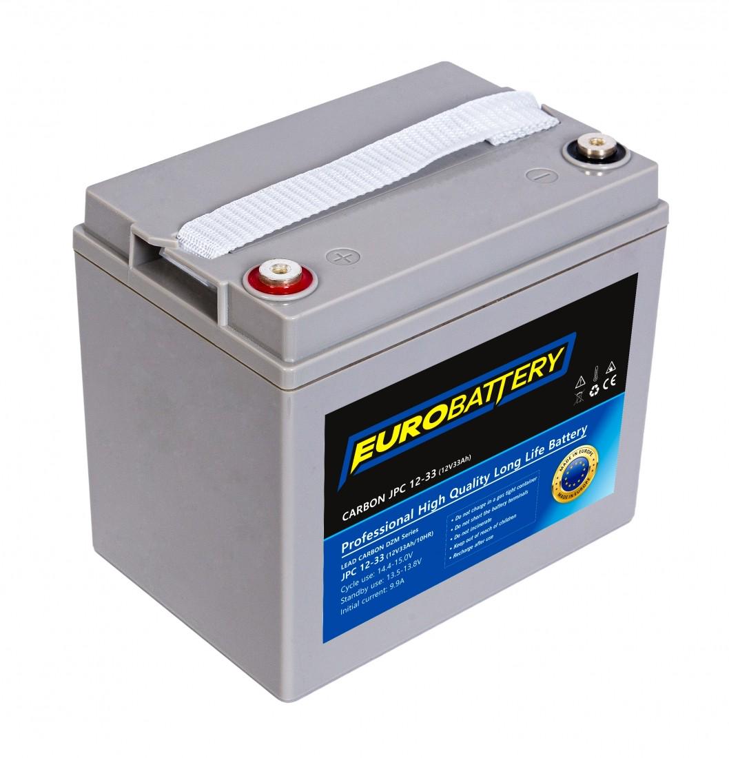 Аккумулятор для ИБП EuroBattery JPC12-33 DZM карбоновый 12V 33 Ач (666) - фото 1
