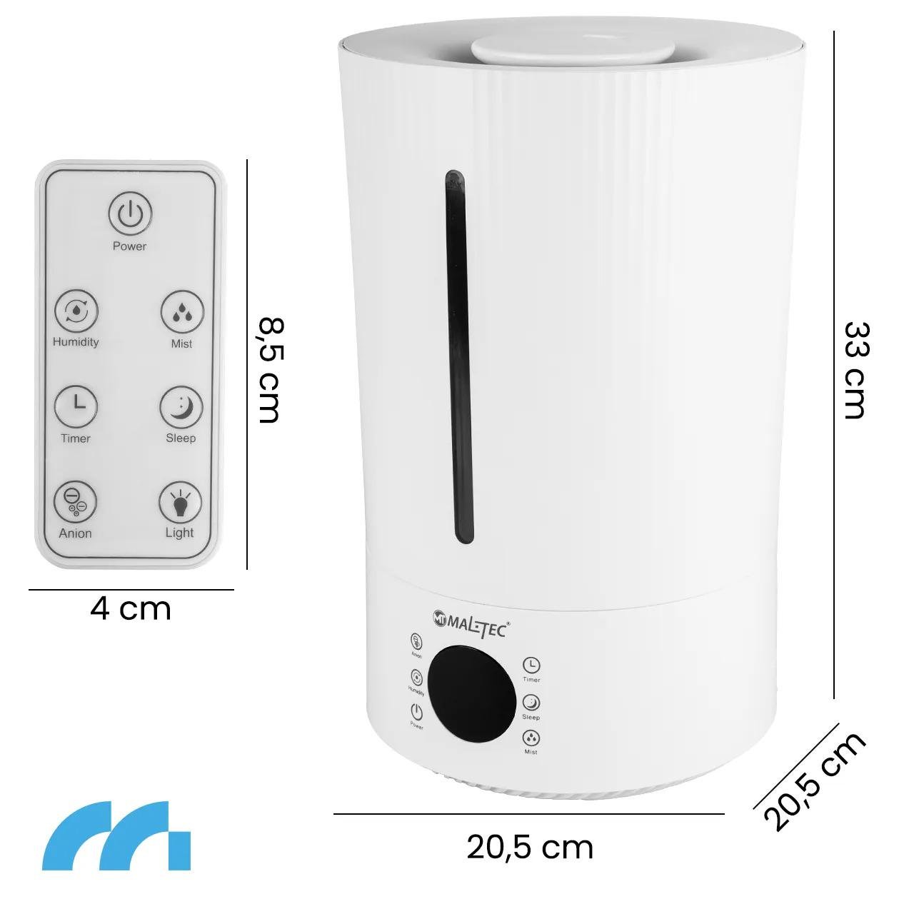 Ультразвуковий зволожувач повітря Maltec з ароматизацією та очисткою повітря 25 Вт 5 л (WT-5000) - фото 10