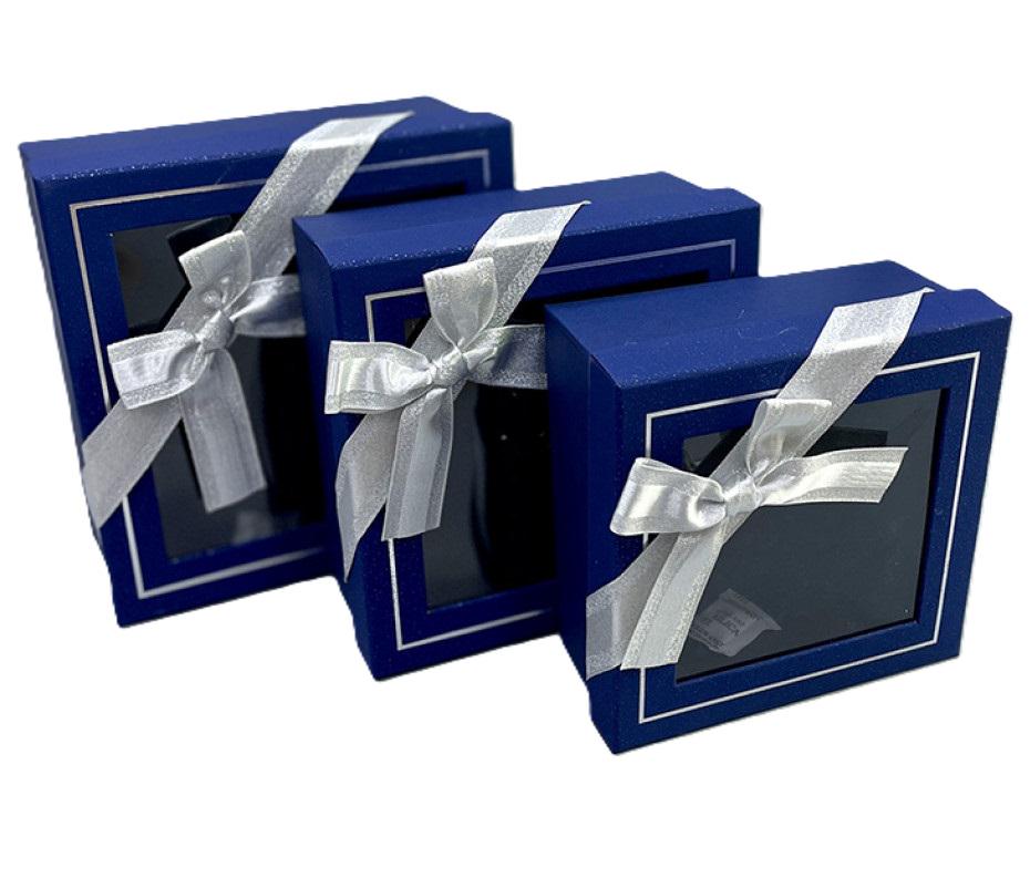 Набор подарочных коробок Stenson R33325B Gentle 3 шт. Blue