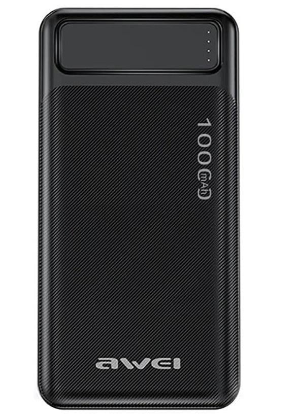 Портативное зарядное УМБ Awei P5K 10000 mah 2xUSB Черный