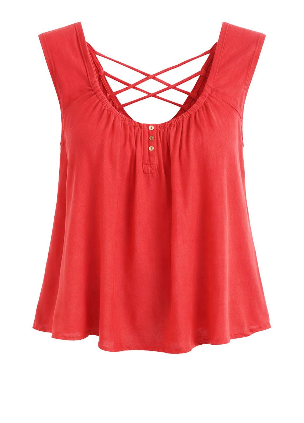 Майка женская Bershka L Коралловый (STK001947-19)