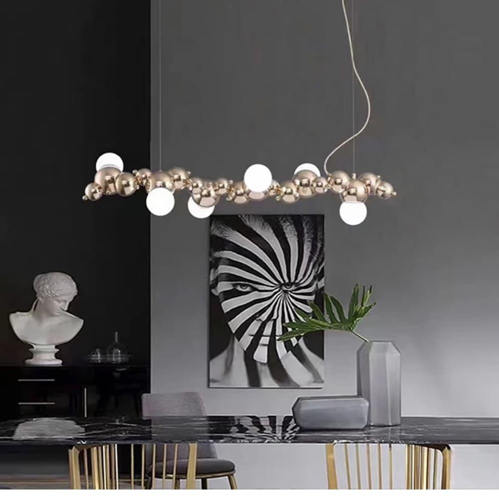 Люстра Bubble 120 см 6 ламп Золотий (SGJ 9 GD_1439)