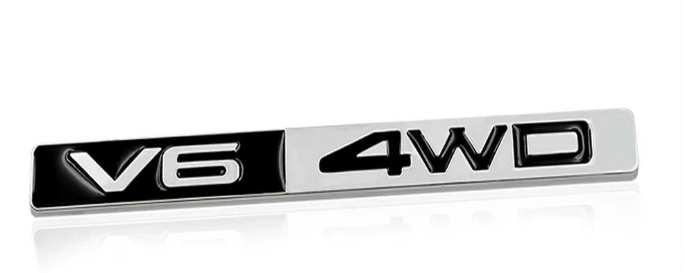 Эмблема V6 4WD металл глянцевый Hyundai (1670703788)