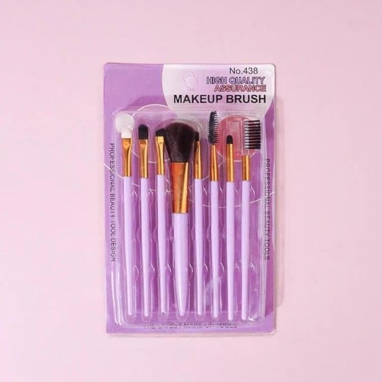 Набор кистей для макияжа 8 шт. Pink