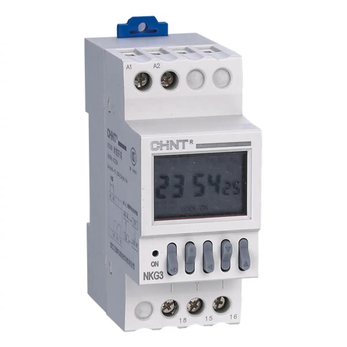 Таймер електронний CHINT NKG3 16-ON 16-OFF AC220V 1 хв.-24 год. (310024)