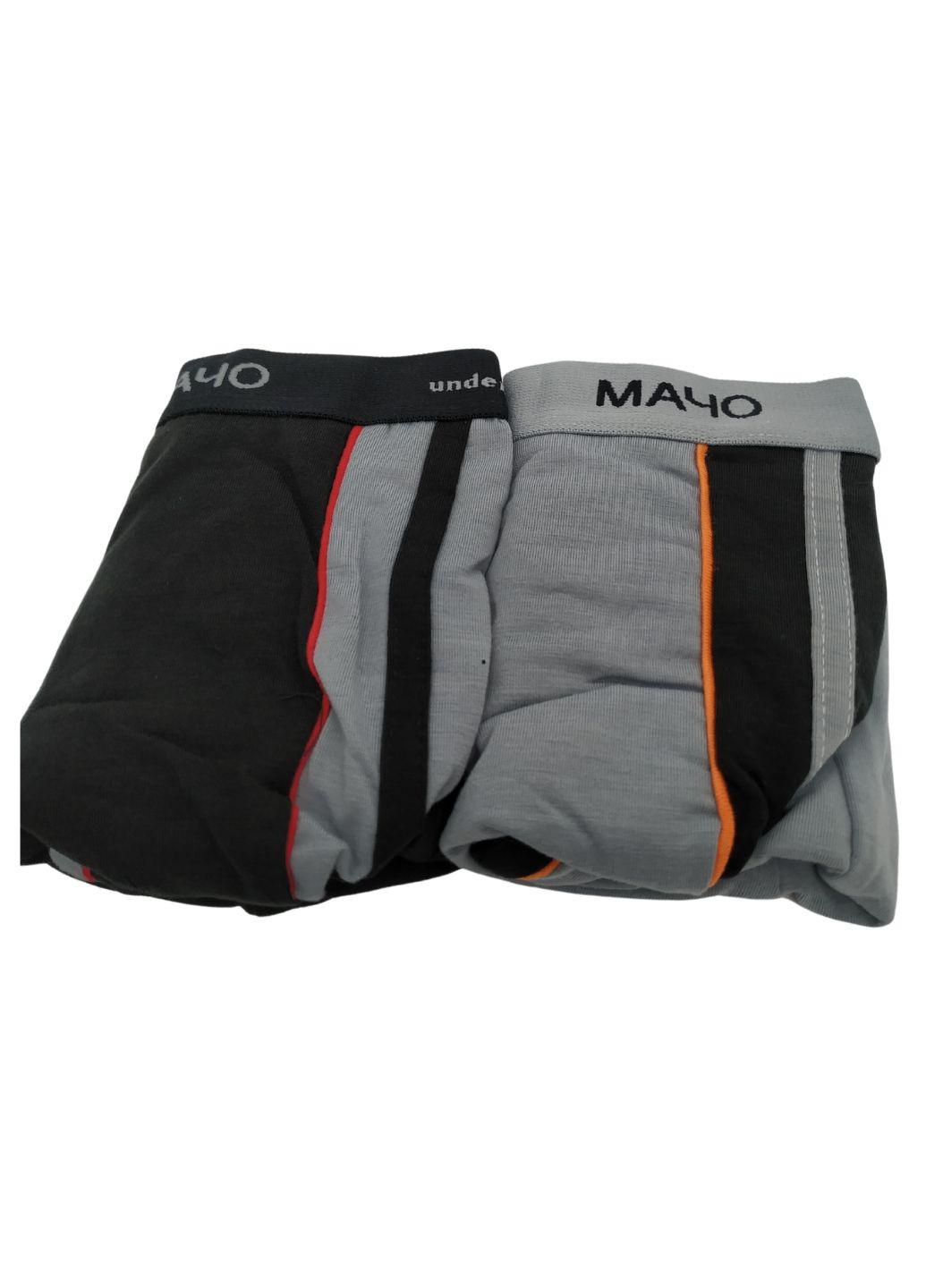 Набор мужских трусов боксерок №2 354-54 XXL 2 шт. Серый (354-54)
