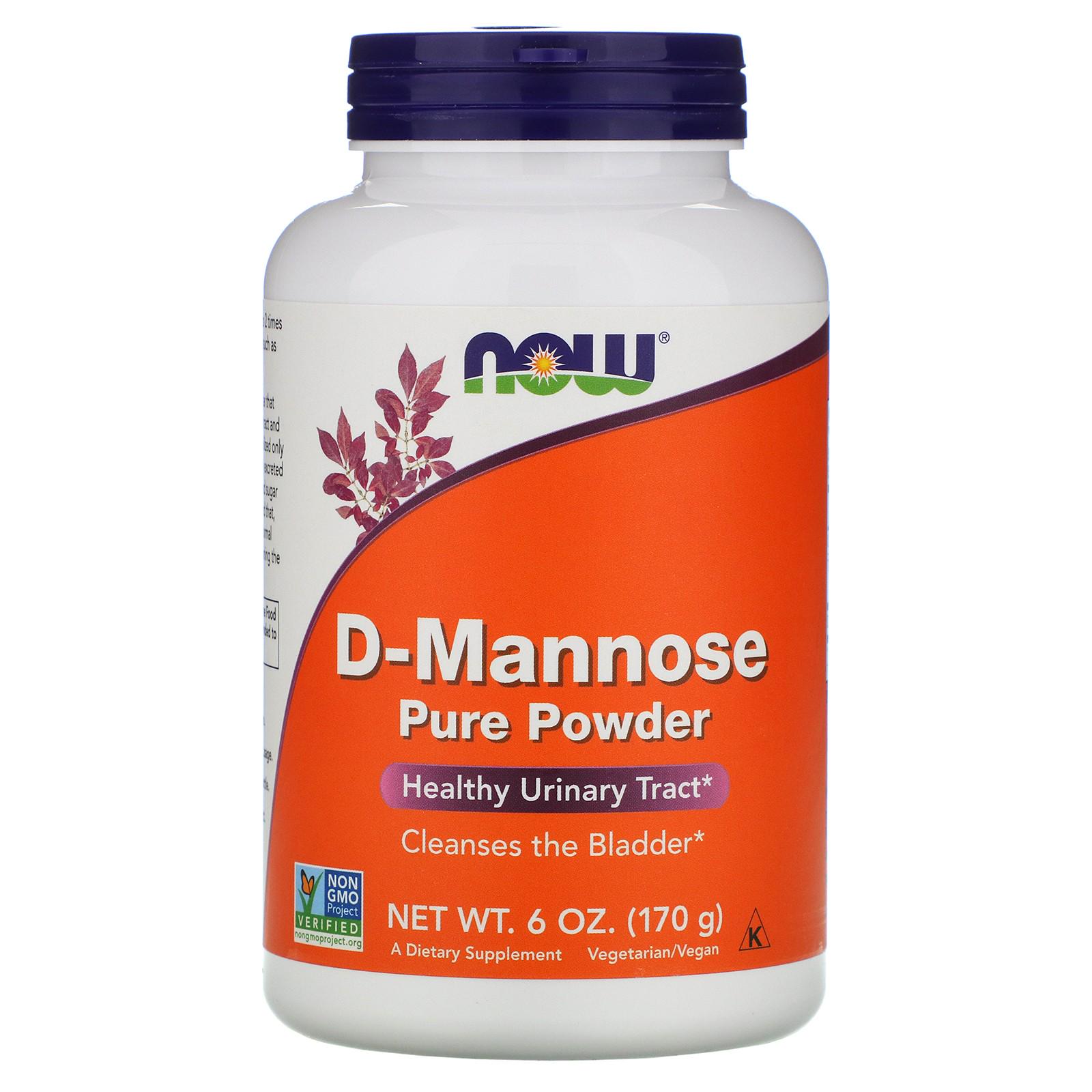Натуральная добавка Now Foods D-Mannose Pure Powder 170 г