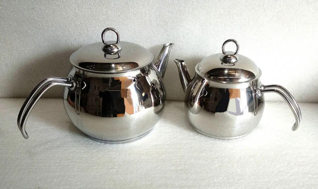 Чайник двухъярусный OMS Collection 8012-XL 1,4/2,8 л (87924) - фото 5 Чайник двухъярусный OMS Collection 8012-XL 1,4/2,8 л (87924) - фото 5