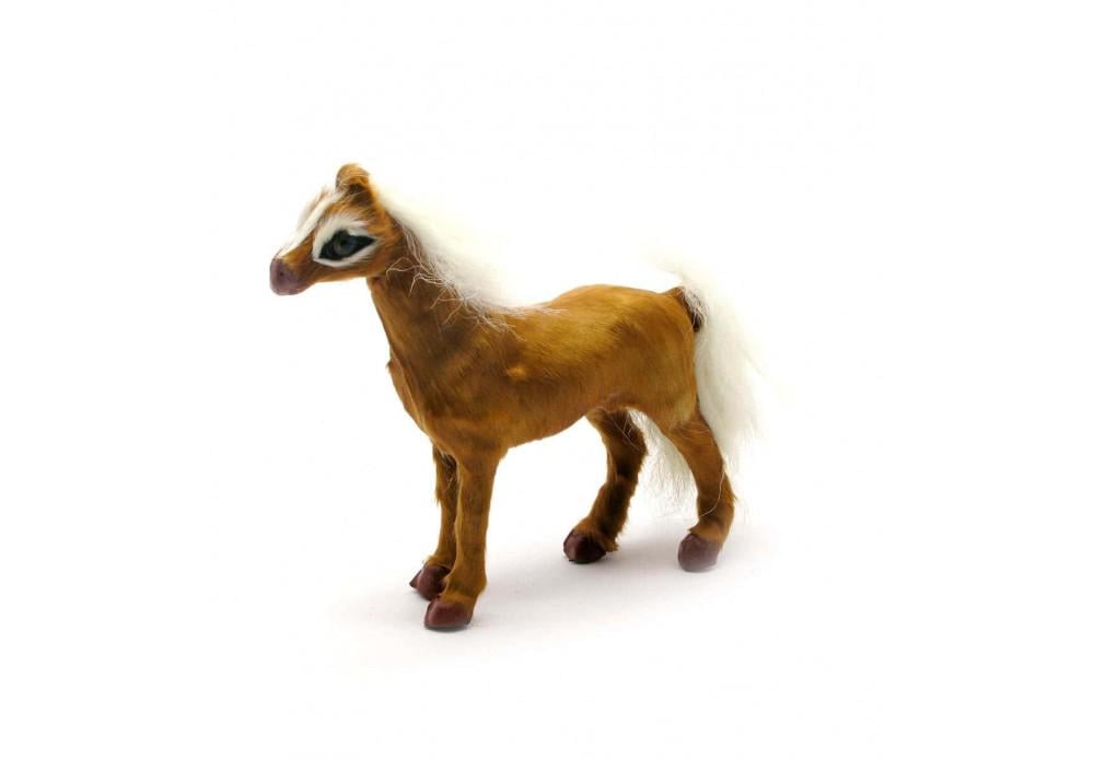 Статуэтка Лошадь меховой 12,5х11х3 см (27123)