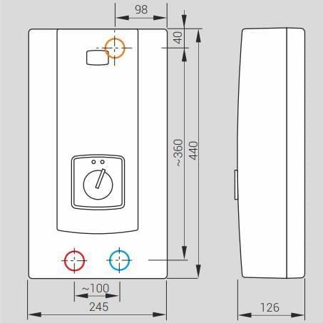 Нагрівач води проточний електричний Kospel PPH2-12 380В (23355206) - фото 2 Нагрівач води проточний електричний Kospel PPH2-12 380В (23355206) - фото 2