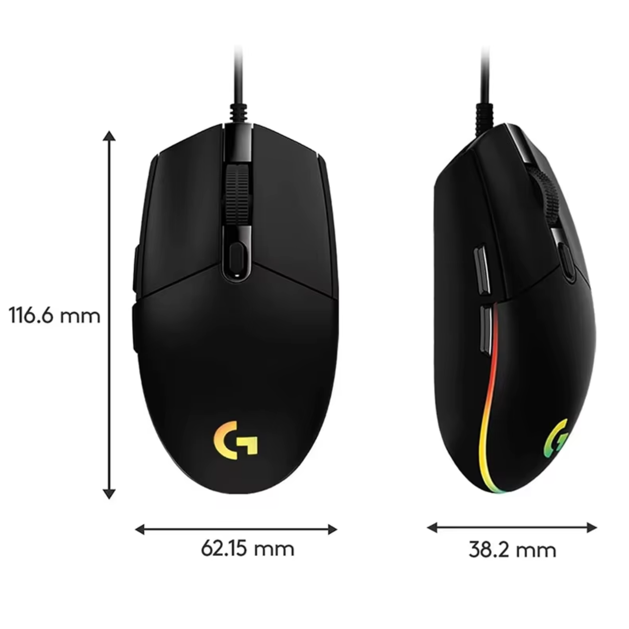 Миша Logitech G102 Lightsync USB Black (25860295) - фото 6 Миша Logitech G102 Lightsync USB Black (25860295) - фото 6