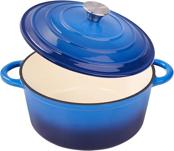 Каструля эмалированная чугунная для духовки с антипригарным покрытием 5,6 л