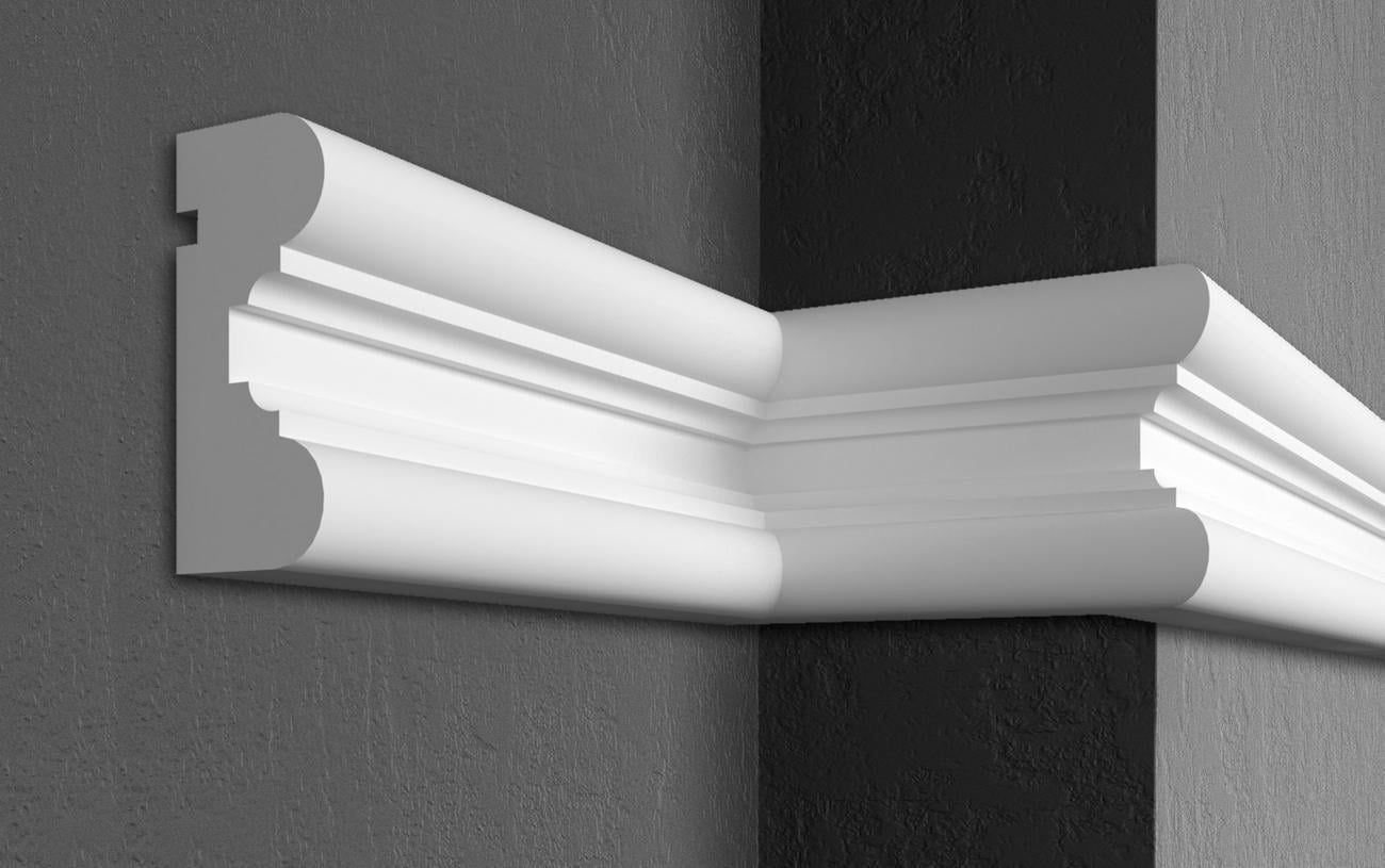 Карниз Prestige decor MC 121 без покрытия 140x60 мм 2000 мм (12370260)