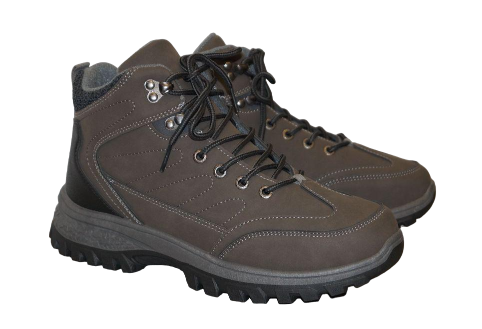 Черевики чоловічі зимові Hongquan р. 41 26,5 см Сірий (30941-41)