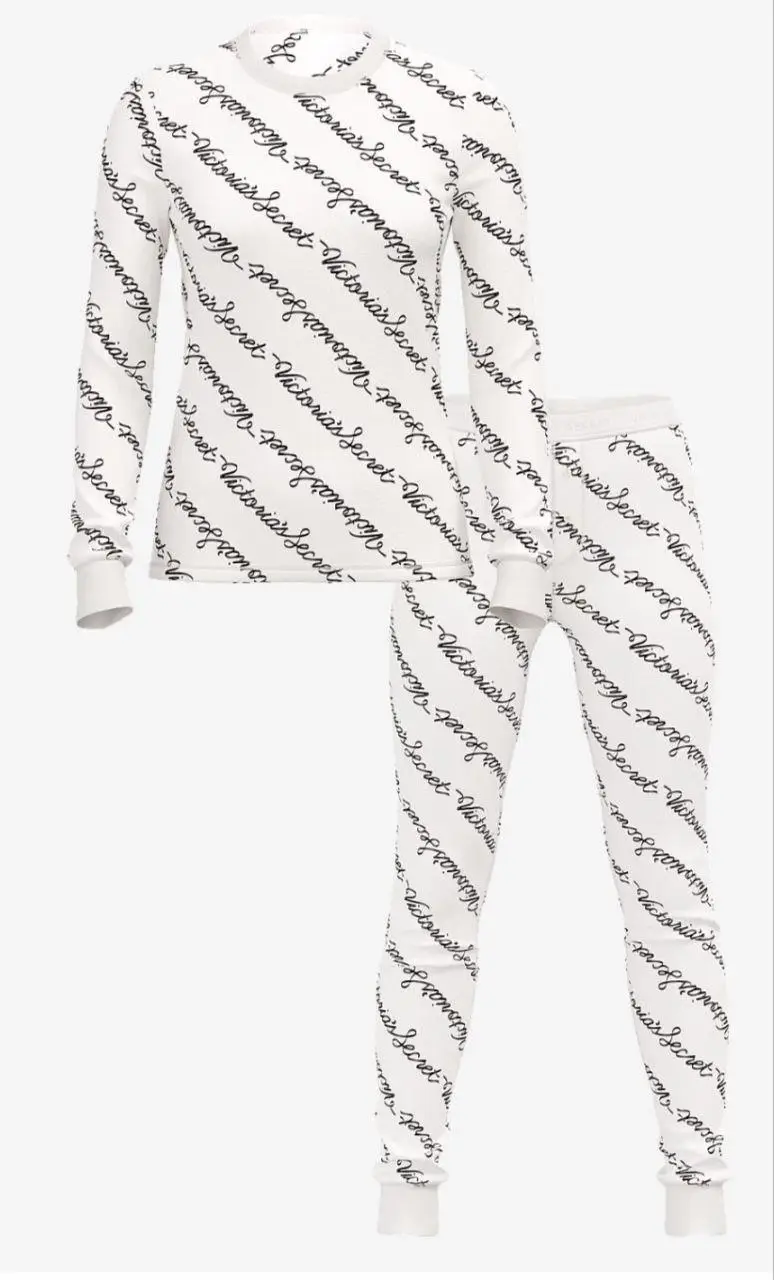 Пижама термо Victoria's Secret М Белый (26936213) - фото 3 Пижама термо Victoria's Secret М Белый (26936213) - фото 3