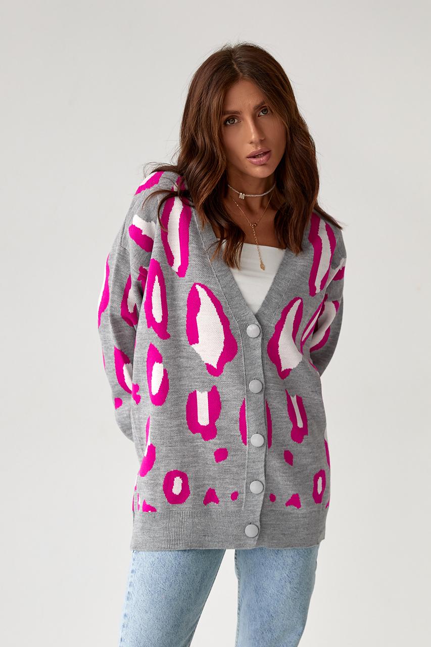 Кардиган жіночий M Сірий (9528018) - фото 4 Кардиган жіночий M Сірий (9528018) - фото 4