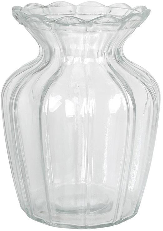 Ваза стеклянная настольная Flower Glass Ø 10х15 см
