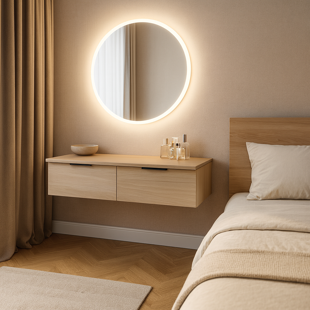 Туалетный столик ТС1 SENAM 220х1000х360 мм ДСП Дуб Молочный