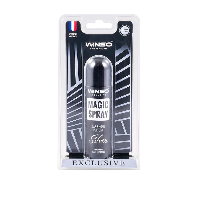 Ароматизатор Winso Magic Spray Exclusive Silver, 30мл 534092 у вигляді спрею