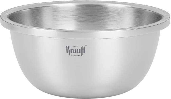 Миска кухонна Krauff з нержавіючої сталі 5,8 л Ø 30 см (29-298-020) - фото 2