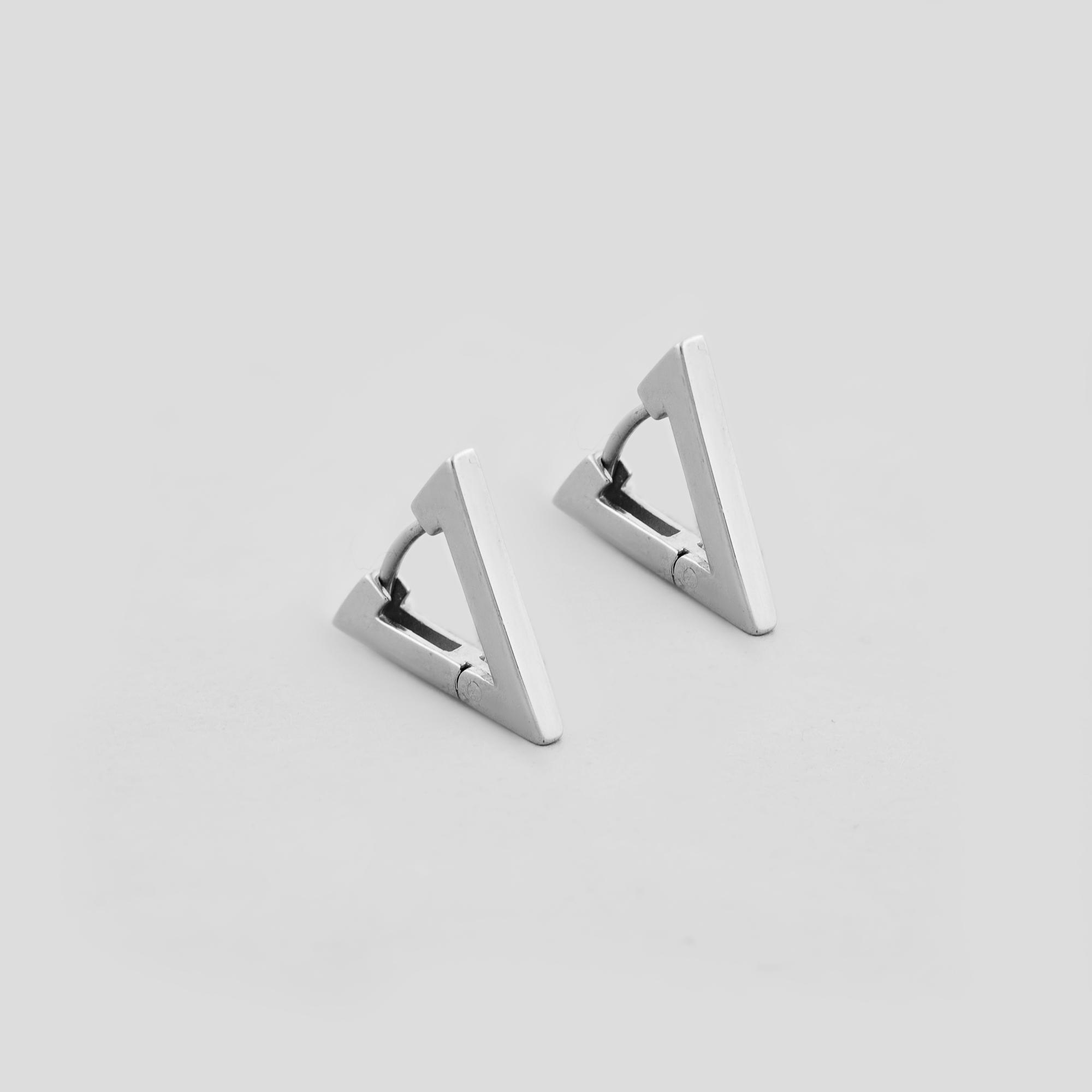 Серебряные серьги Minimal Латина (16342)