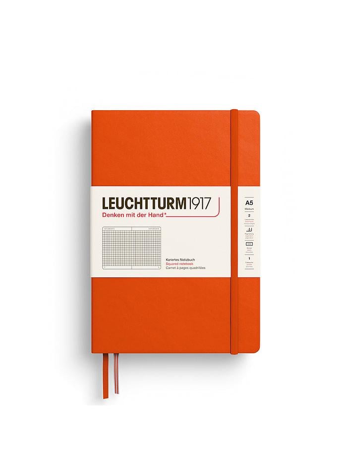 Блокнот Leuchtturm1917 средняя клетка Pumpkin (373984)