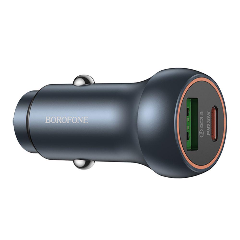 Зарядний пристрій автомобільний Borofone BZ32B 1USB/1USB-C QC/PD48W (28161172) - фото 4 Зарядний пристрій автомобільний Borofone BZ32B 1USB/1USB-C QC/PD48W (28161172) - фото 4