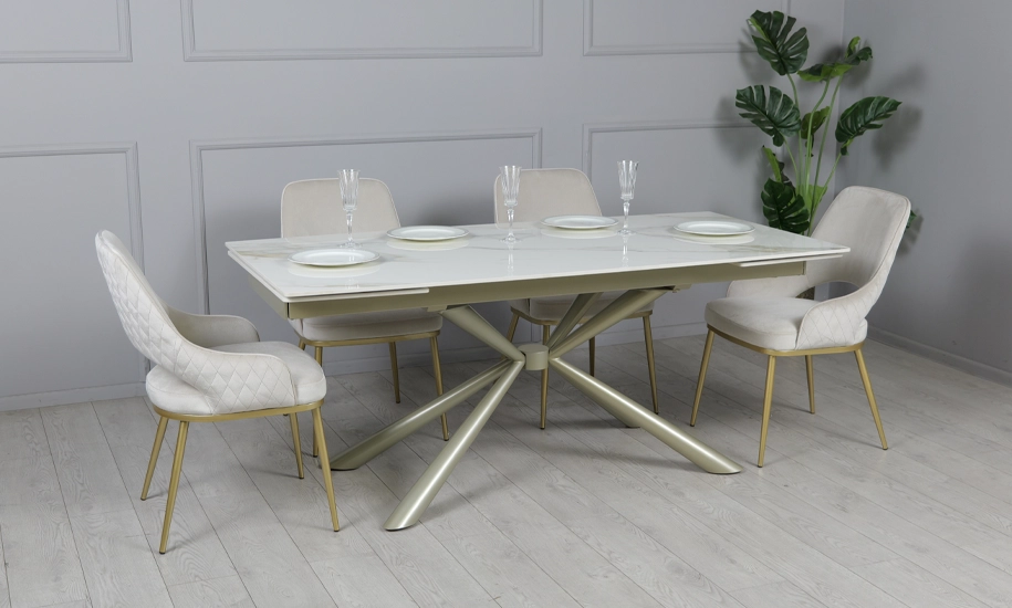 Стол раскладной Рим 1800/2600x900x750 мм Белый (2147483784) - фото 11