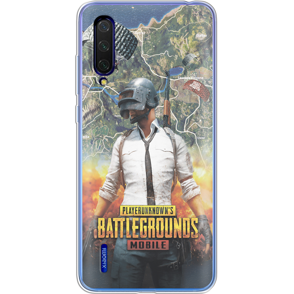 Чехол BoxFace Xiaomi Mi 9 Lite PUBG Mobile Прозрачный силикон (38311-up2309-38311)
