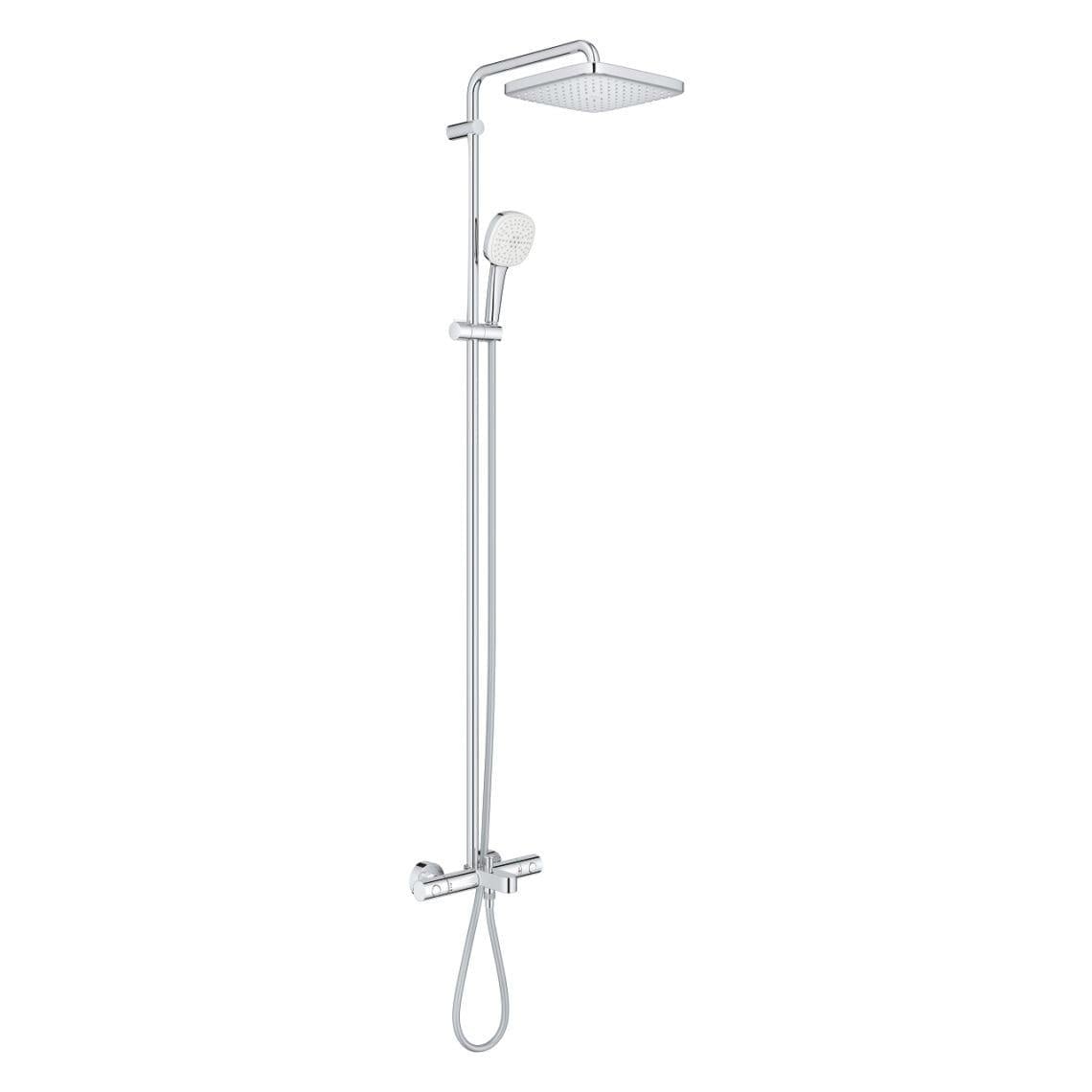 Душевая система Grohe Tempesta Cube 250 с термостатом металл Хром (26691001)