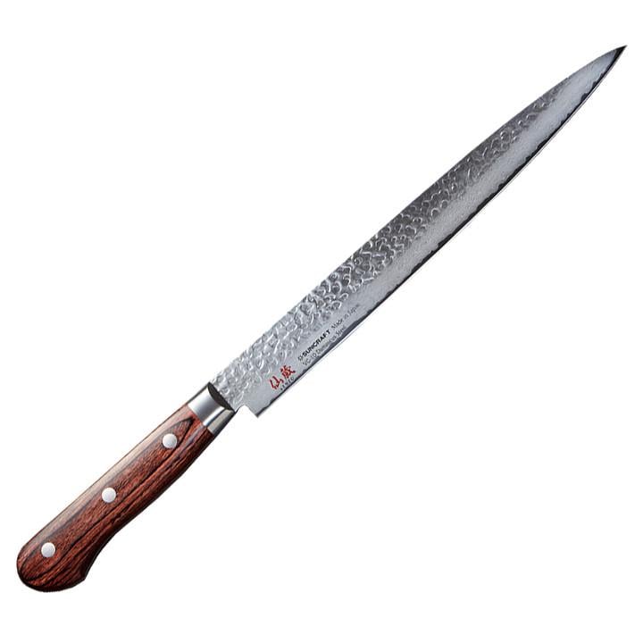 Кухонный нож филейный для рыбы/мяса Suncraft Senzo Universal 61-62 HRc VG-10 33-слойная дамасская сталь 240 мм - фото 1 Кухонный нож филейный для рыбы/мяса Suncraft Senzo Universal 61-62 HRc VG-10 33-слойная дамасская сталь 240 мм - фото 1