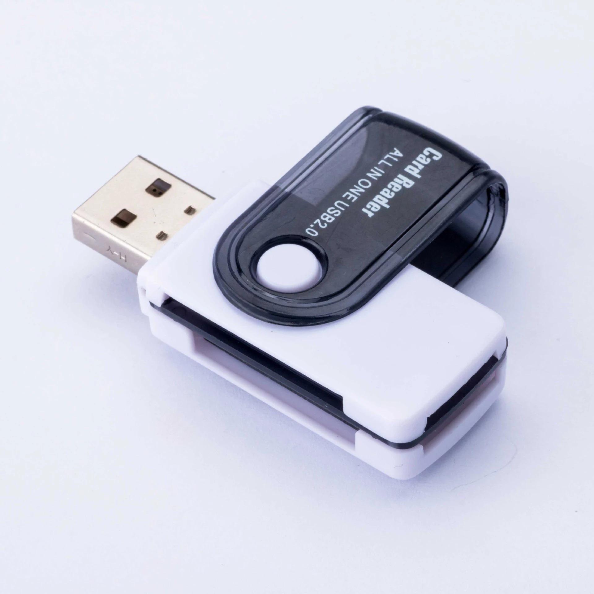 Картридер Ukc Card Reader 4 в 1 Черный (1260/L)