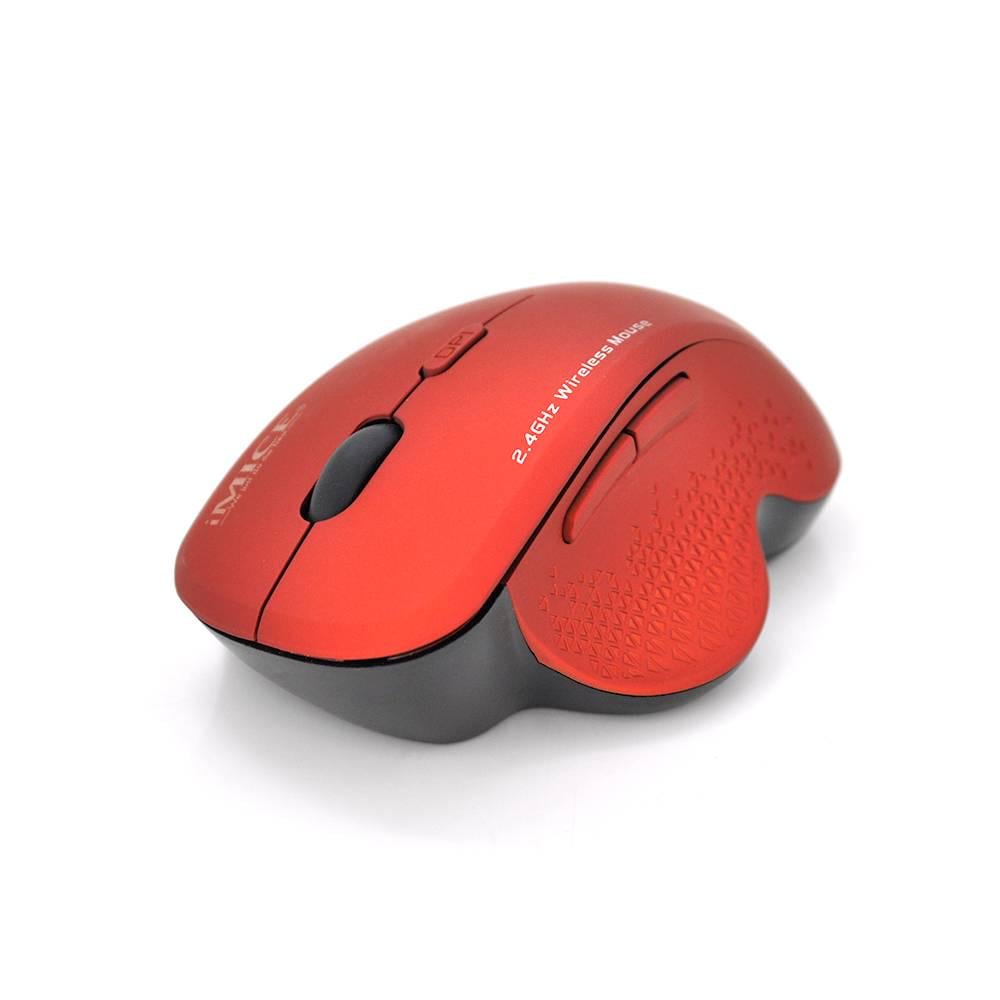 Миша бездротова iMice G6 6 кнопок 800/1200/1600 DPI 2,4Ghz 10 м Red (29149)