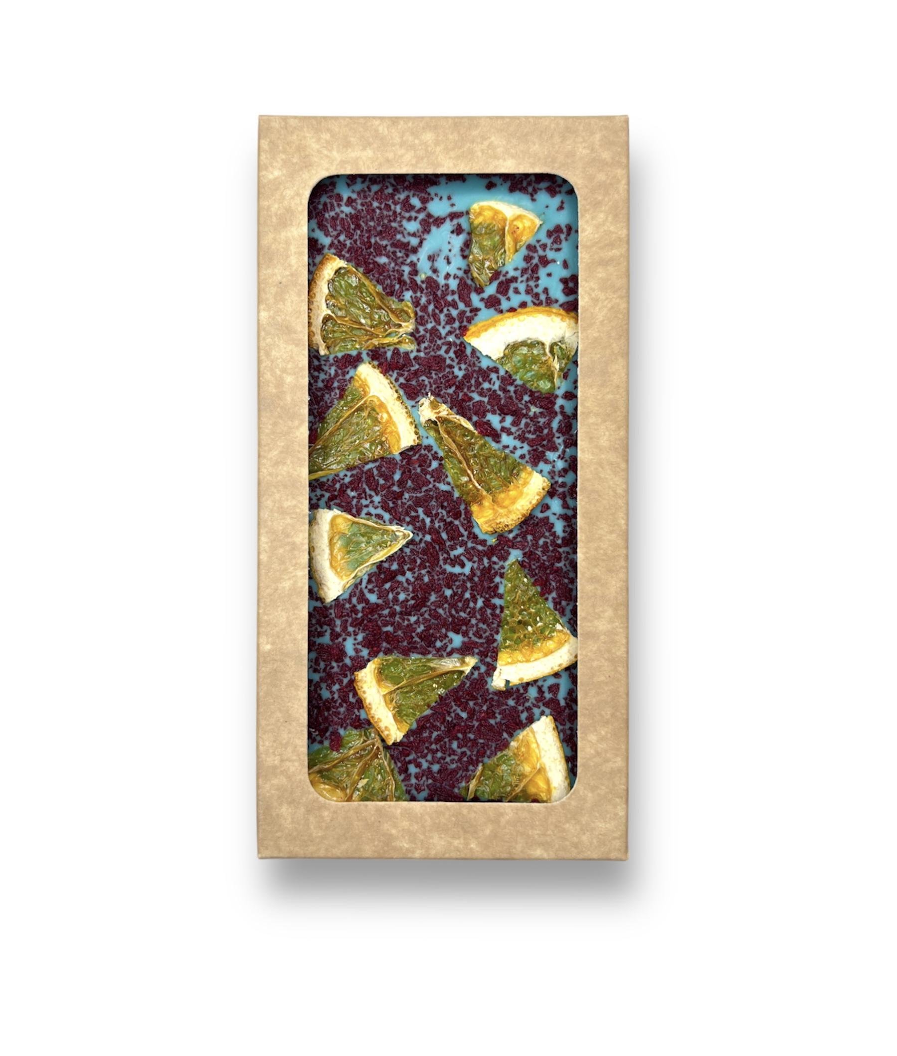 Шоколад белый LAVIVA CHOCOLATES Мандарин 90 г (0206)