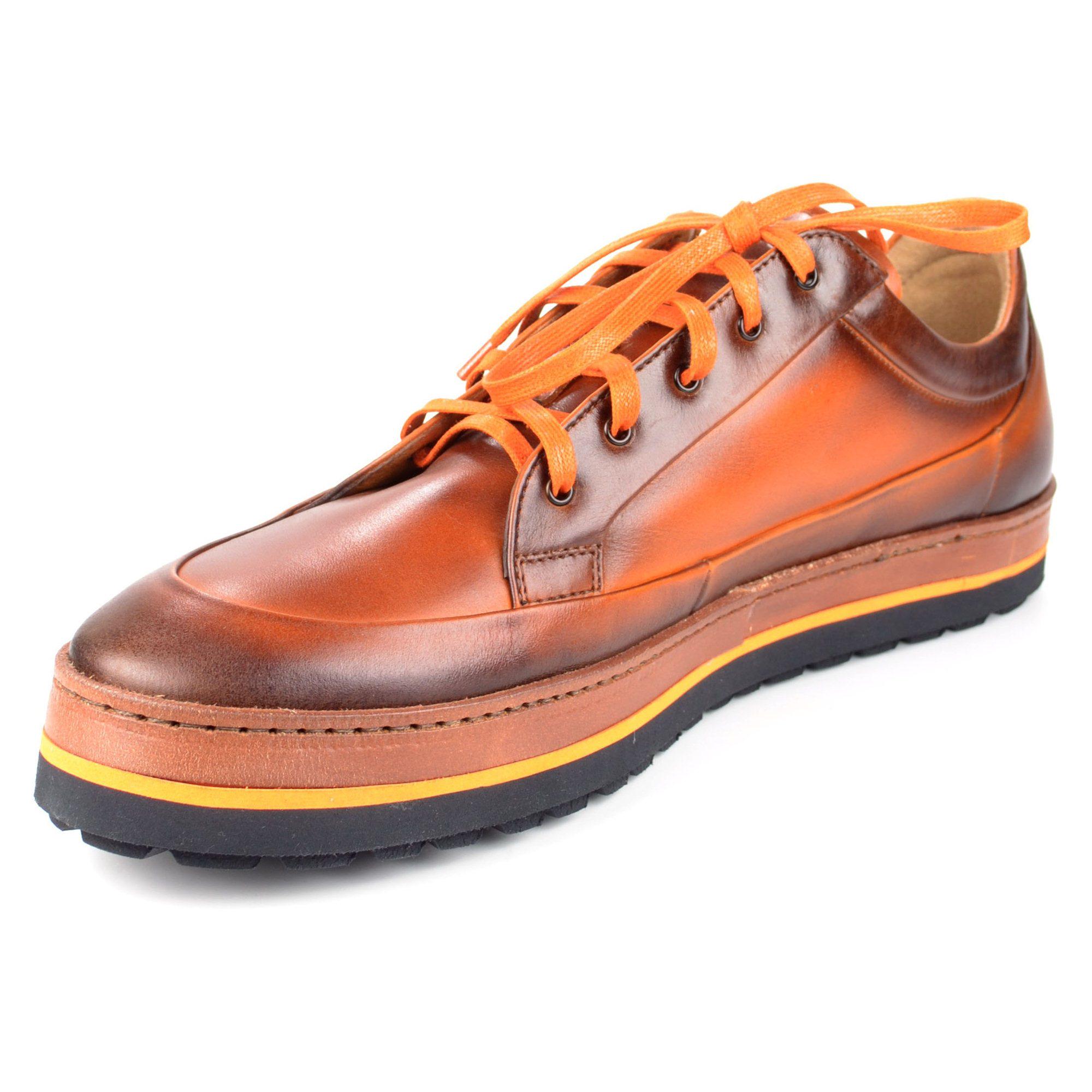 Кеди чоловічі Conhpol р. 44 Коричневий/Помаранчевий (4462-44) - фото 3