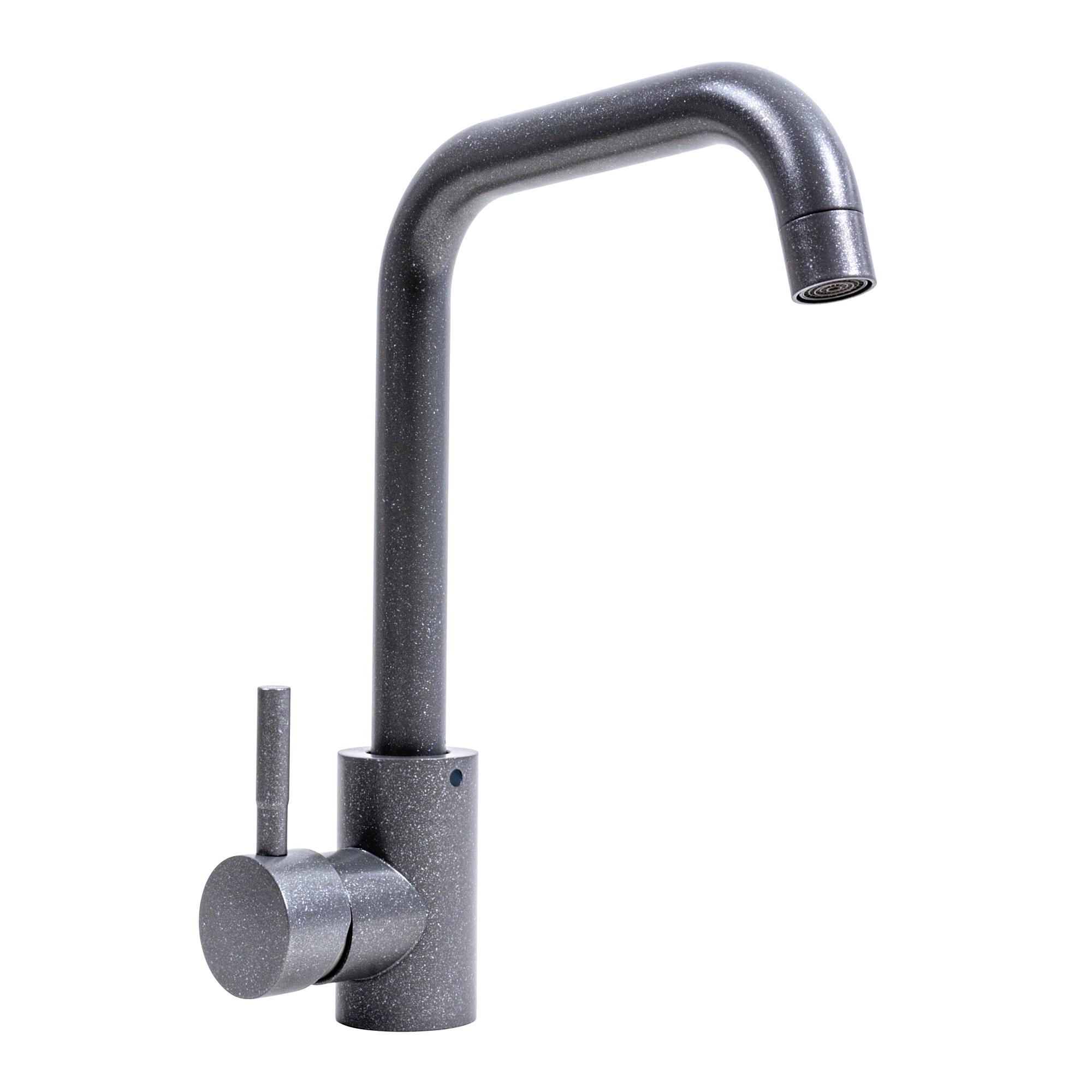 Смеситель для кухни Platinum NS02B 3008B-NA PLS-A40446 однорычажный Серый (195062)