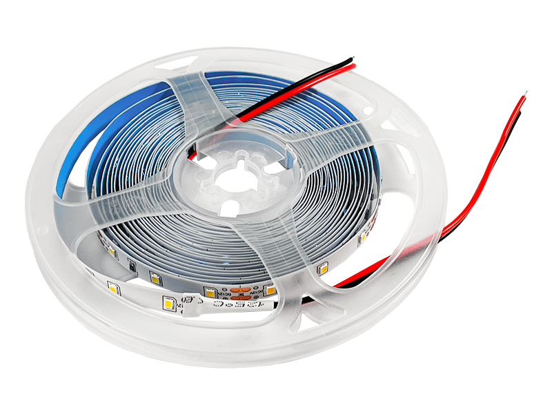 Светодиодная лента SMD2835 60 LED 12 В 4,8 Вт/м 22Lm/LED IP20 2700-3500К 1 м Теплый белый (7624)