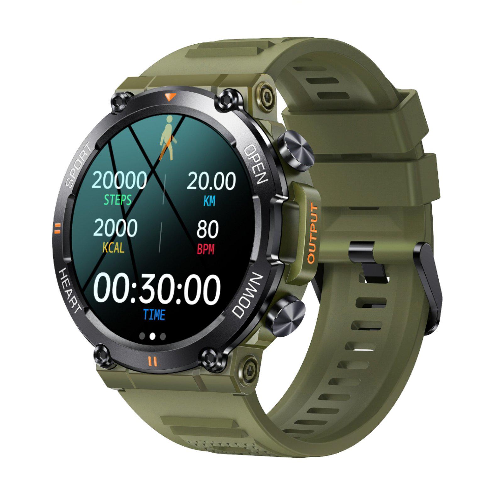 Умные часы мужские Smart Uwatch Vibe 7 Green - фото 3