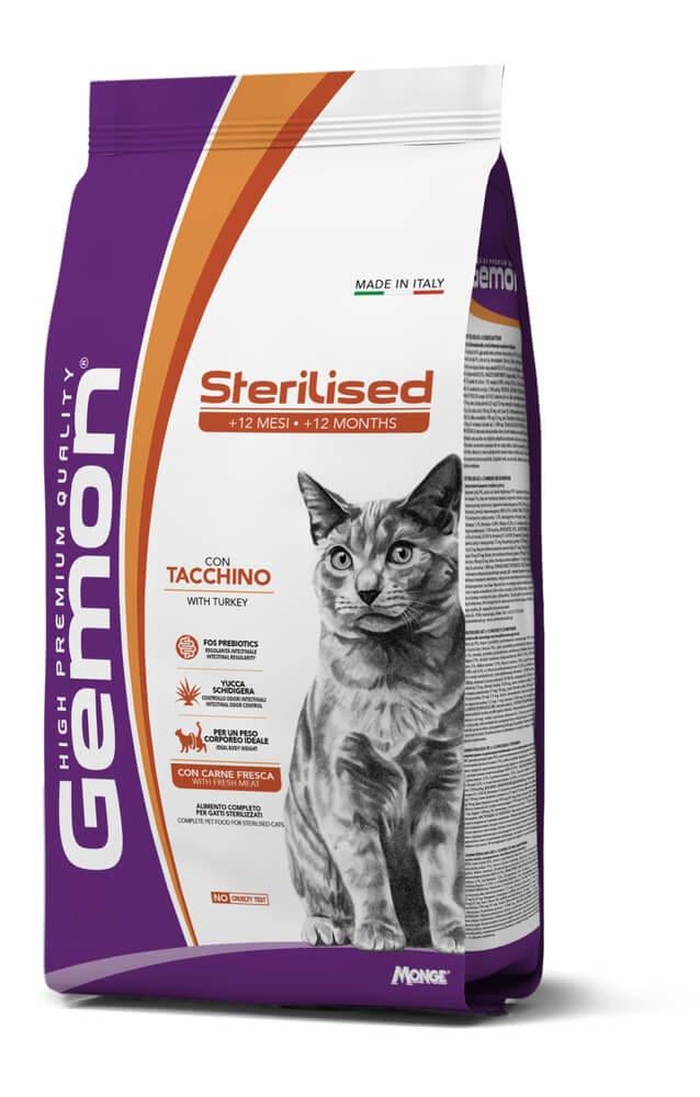 Корм сухой для кошек GEMON Cat Sterilized Turkey 2 кг (24390043) Корм сухой для кошек GEMON Cat Sterilized Turkey 2 кг (24390043)