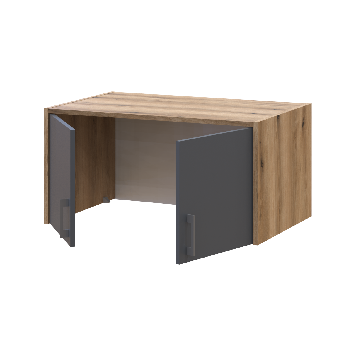 Антресоль Ронді 2 ДСП 82х52х41 см Дуб Артізан/Графітовий (80737812) Антресоль Ронді 2 ДСП 82х52х41 см Дуб Артізан/Графітовий (80737812)