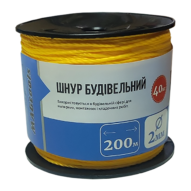 Шнур строительный MAGtools 200 м (4942)