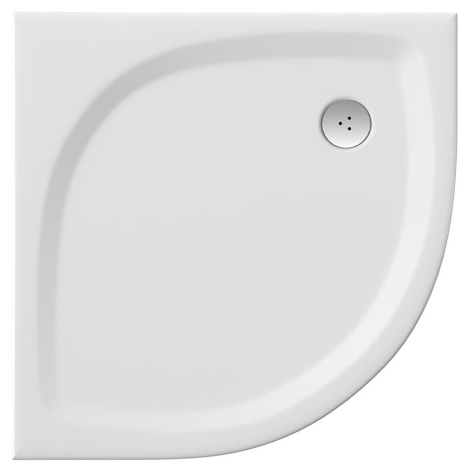Поддон для душа Ravak Elipso EX A224401310 акриловый полукруглый 80x80x17,5 см (87176) - фото 1 Поддон для душа Ravak Elipso EX A224401310 акриловый полукруглый 80x80x17,5 см (87176) - фото 1