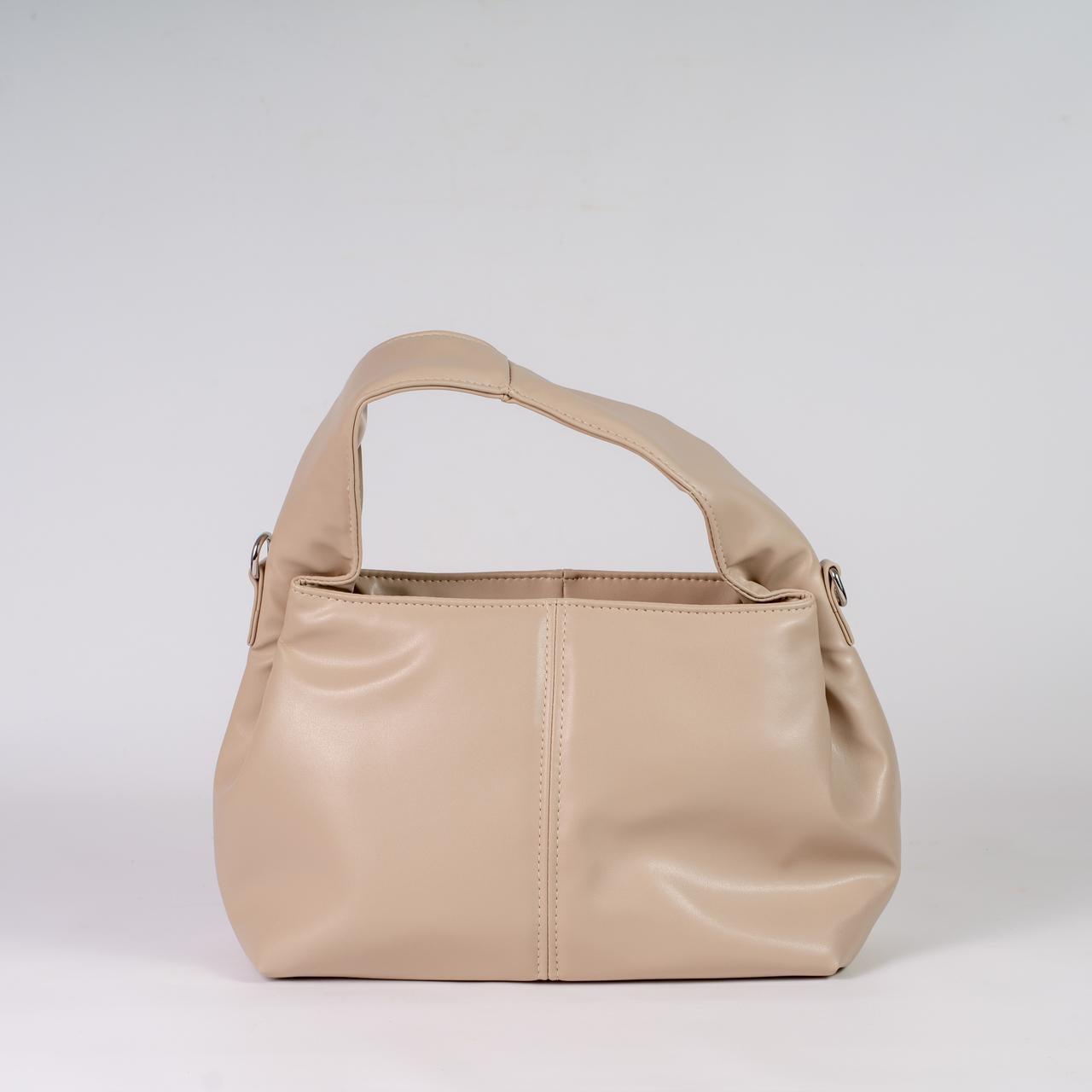 Сумка женская хобо с длинным ремешком KVITUCHA №52-24 Бежевый - фото 1 Сумка женская хобо с длинным ремешком KVITUCHA №52-24 Бежевый - фото 1