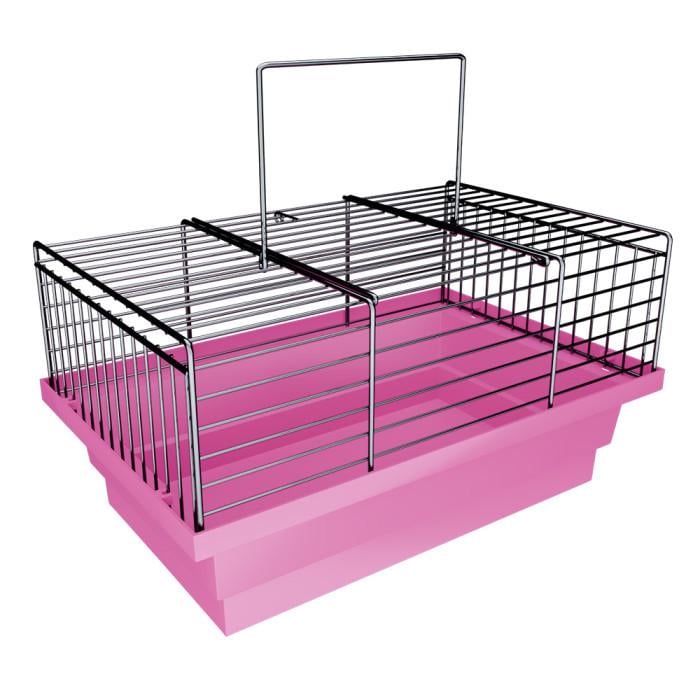 Клетка для грызунов Лори ГРЫЗУН 28х18х15 см Розовый (A-011709)