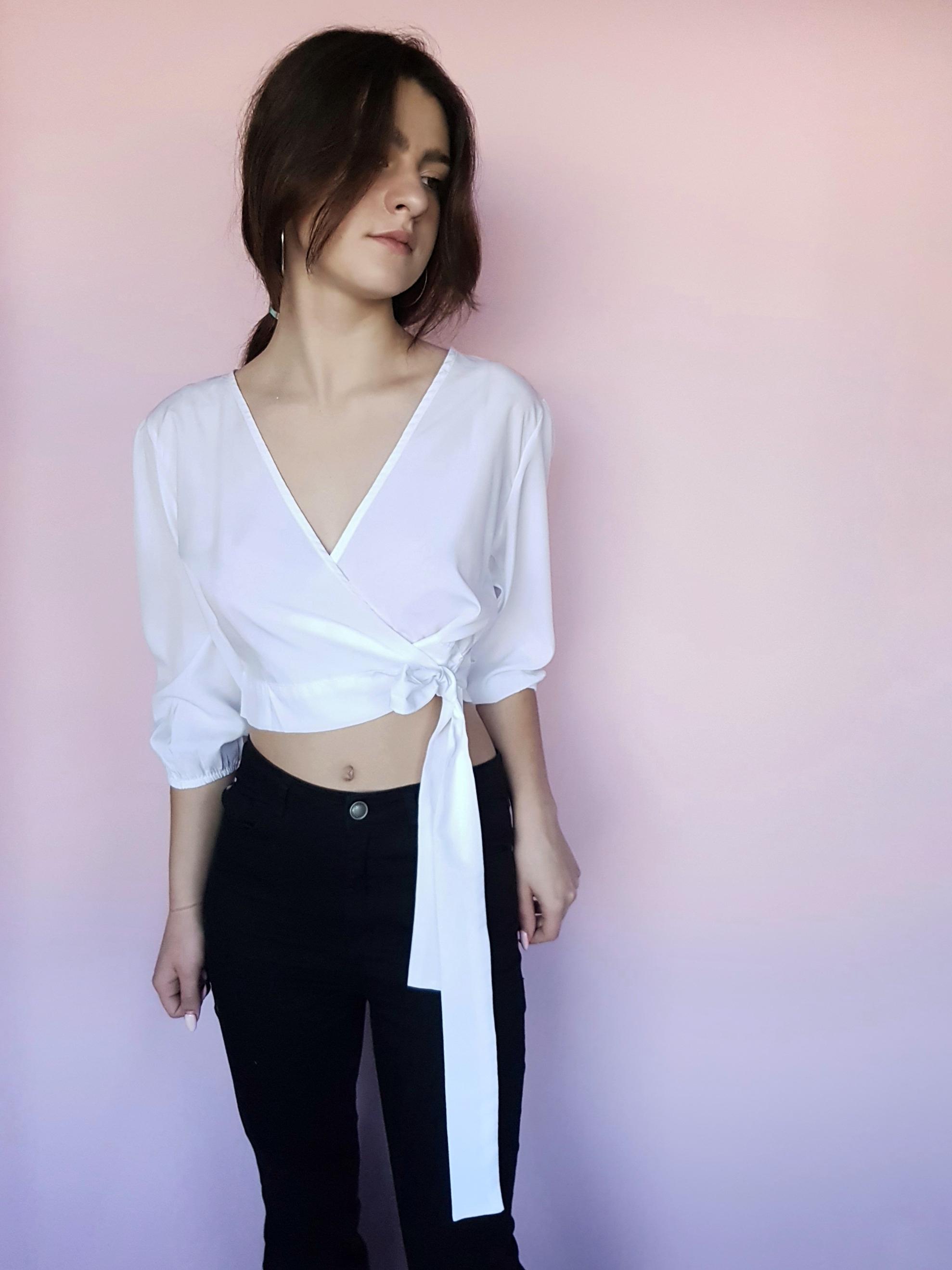 Топ женский Boohoo 10437 XL Белый (48) Топ женский Boohoo 10437 XL Белый (48)