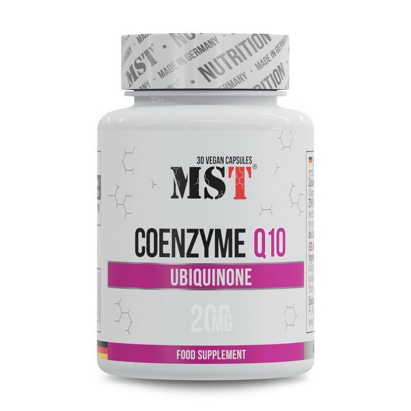 Коэнзим Q10 MST Ubiquinone Coenzym Q10 200 mg 30 вер. капс.