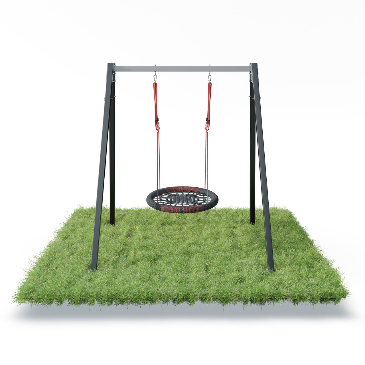 Гойдалка дитяча одномісна WCG Play Frame Elips Гніздо каркас 1 Elite 60х60 см (EPF-1-197-1)