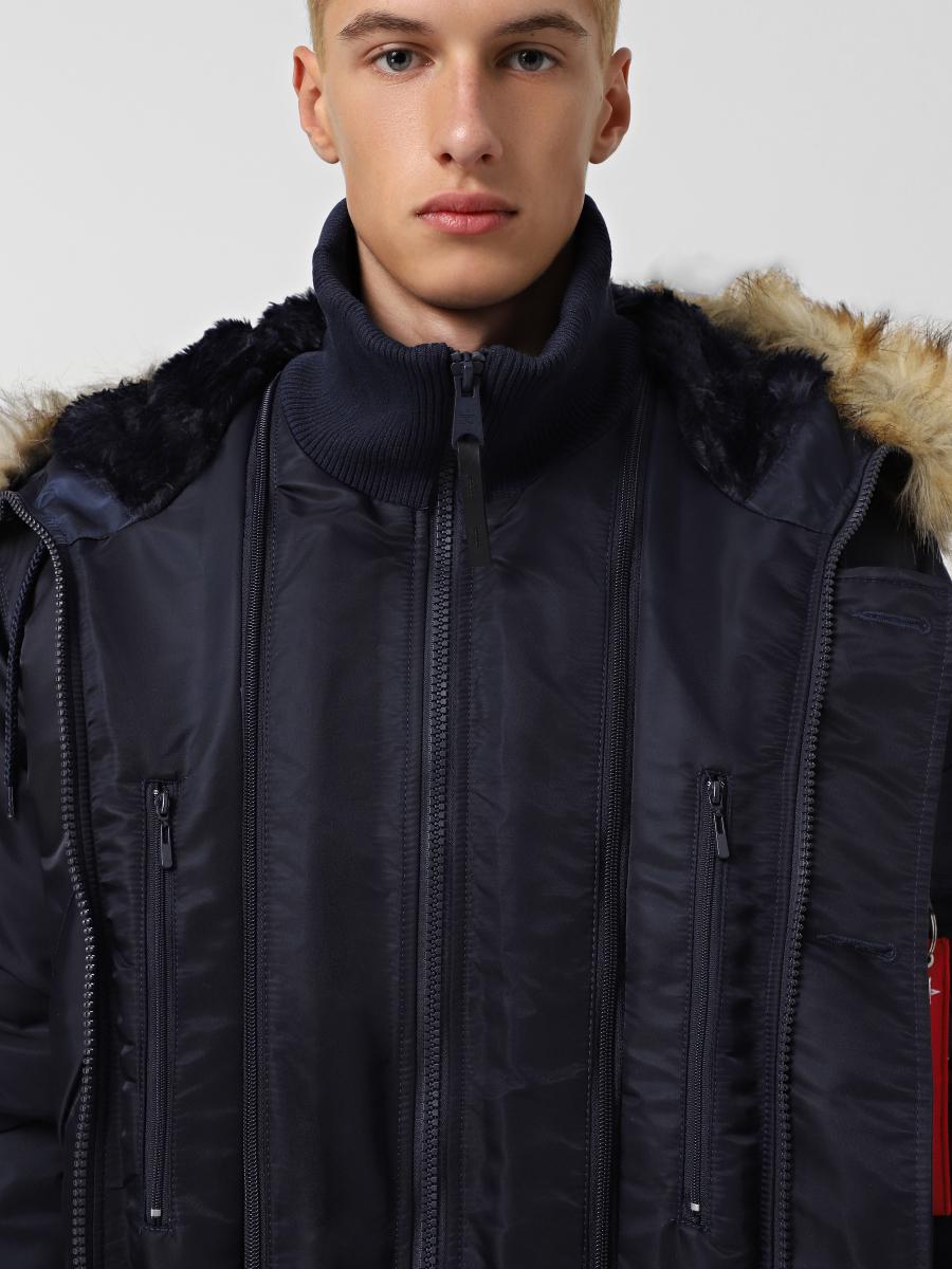 Куртка-парка зимняя мужская Adventure Parka S Синий (125557) - фото 3 Куртка-парка зимняя мужская Adventure Parka S Синий (125557) - фото 3