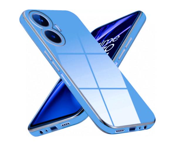 Чехол накладка Silicone Adds 6D для Realme C55 Синий